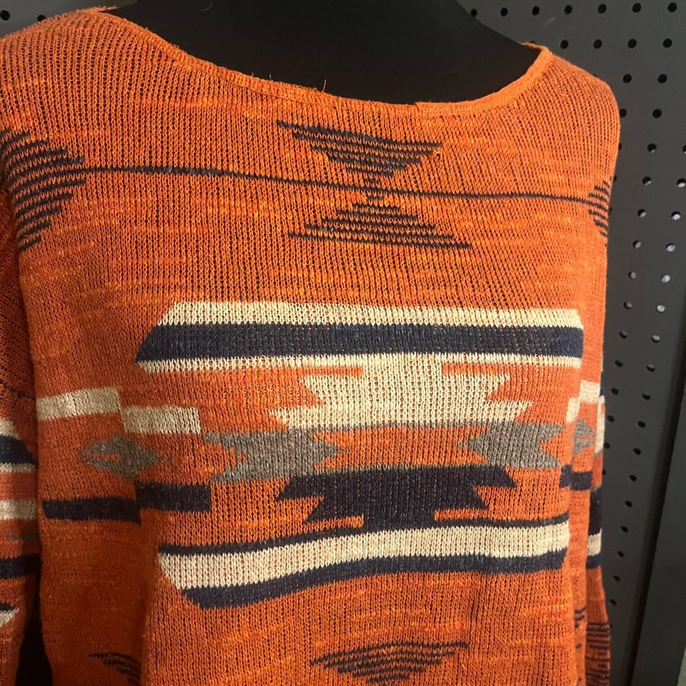 Ralph Lauren Denim and Supply Southwest Print Lightweight Sweater - Picture 2 of 7